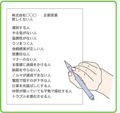 �̗p����ӏ�����